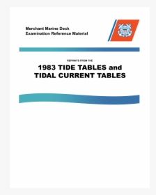 Study Aids, Tide Tables & Tidal Current Tables - Coast Guard, HD Png Download, Transparent PNG