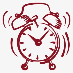Transparent Alarm Clock Clip Art - Digital Alarm Clock Drawing, HD Png Download, Transparent PNG
