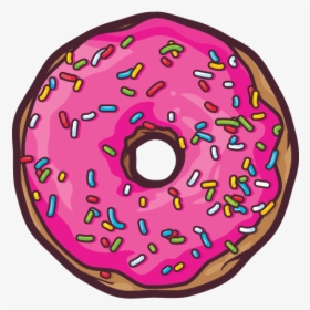 Donuts Vector Draw - Simpsons Donuts Png, Transparent Png, Transparent PNG