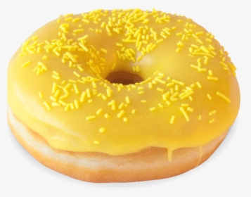 Glazed Donut Png - Yellow Donuts, Transparent Png, Transparent PNG