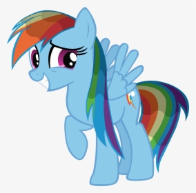 Rainbow Dash My Little Pony - My Little Pony Rainbow Dash Wet, HD Png Download, Transparent PNG