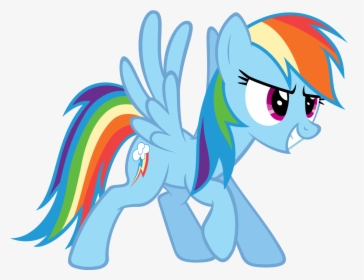 Transparent Confident Clipart - Pony Friendship Is Magic Rainbow, HD Png Download, Transparent PNG