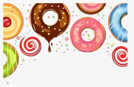 Doughnut Chocolate Dessert Cake - Donut Birthday Invitation Template, HD Png Download, Transparent PNG