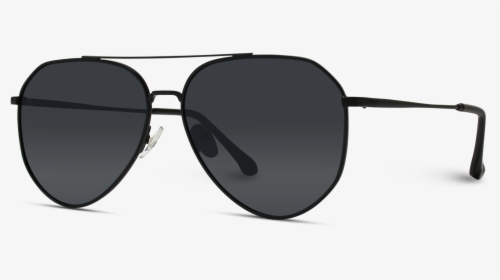 Modern Polarized Aviator Sunglasses, Black Lens Polarized - Ray Ban Blaze Round, HD Png Download, Transparent PNG