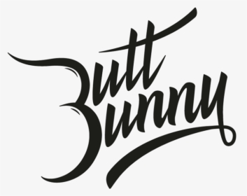 Our Very Own Designer Toy, Butt Bunny Is All Bodacious - Calligraphy, HD Png Download, Transparent PNG