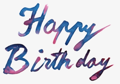 Happy Birthday Word Transparent, HD Png Download, Transparent PNG