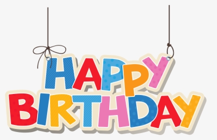 Happy Birthday Word Png , Png Download - Animated Happy Birthday Transparent, Png Download, Transparent PNG