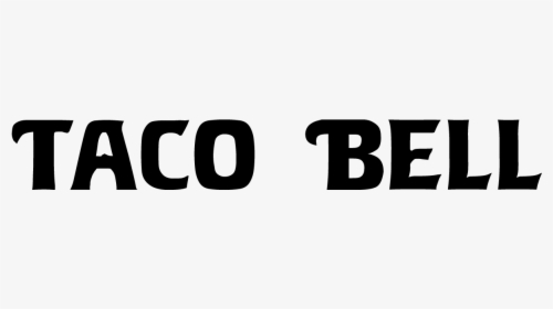 Taco Bell - Taco Bell Old Font, HD Png Download, Transparent PNG