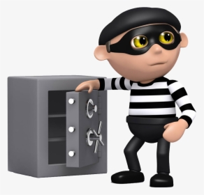 Transparent Burglar Png - Safe Robber, Png Download, Transparent PNG