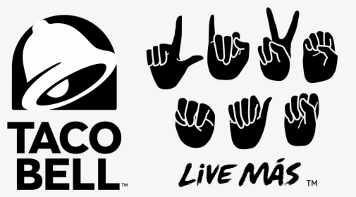 Taco Bell Live Mas Logo Png Royalty Free Stock - Taco Bell Live Mas Png, Transparent Png, Transparent PNG