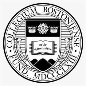 Bc Black Seal - White Boston College Logo, HD Png Download, Transparent PNG