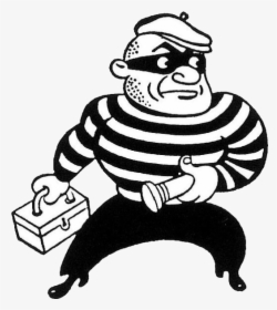Robber Png Background - Burglar Clip Art, Transparent Png, Transparent PNG