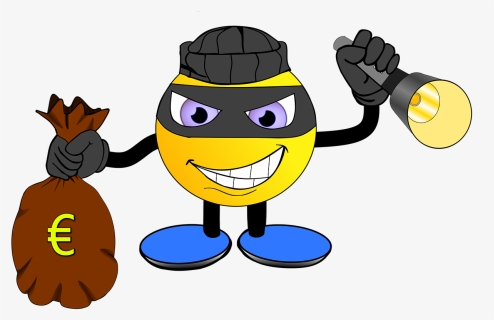 Flashlight Predator Bandit Theft Robbery Crime Bank Robber Emoji