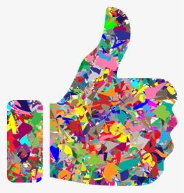 Confetti,party Supply,thumb Signal - Art Thumbs Up, HD Png Download, Transparent PNG