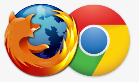 Firefox And Google Chrome - Logo Mozilla Hd Png, Transparent Png, Transparent PNG