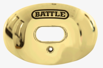 Chrome Oxygen Football Mouthguard - Gold Battle Mouth Guard, HD Png Download, Transparent PNG