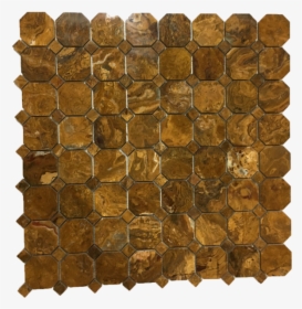 Polished Multi Brown Onyx Octagon With Multi Brown - Stone Wall, HD Png Download, Transparent PNG