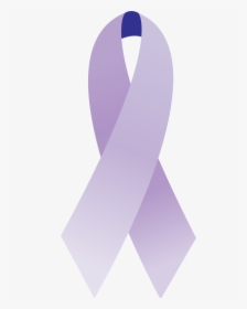 Free Lavender Cancer Ribbon, HD Png Download, Transparent PNG