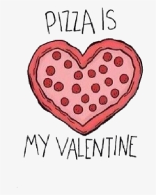 Pizza, Valentine, And Love Image - Heart Pizza Clip Art, HD Png Download, Transparent PNG