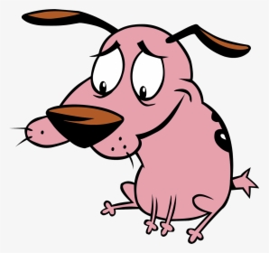 Courage The Cowardly Dog Png - Courage The Cowardly Dog Sitting, Transparent Png, Transparent PNG