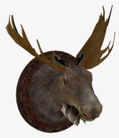 Transparent Free Moose Clipart - Transparent Moose Head Png, Png Download, Transparent PNG