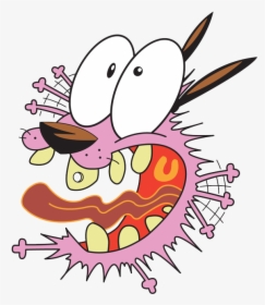 Courage The Cowardly Dog - Courage The Cowardly Dog Scared Png, Transparent Png, Transparent PNG