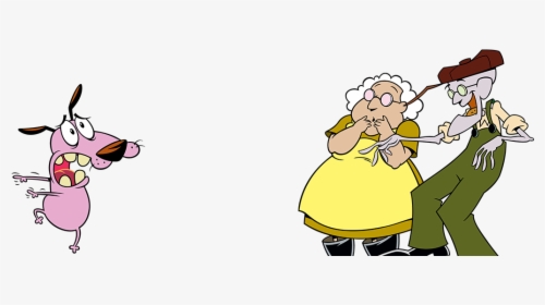 Courage The Cowardly Dog Grandpa Png , Png Download - Courage The Cowardly Dog Grandparents, Transparent Png, Transparent PNG