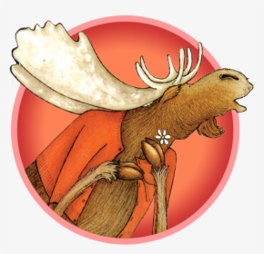 Moose - If You Give A Moose A Muffin Character, HD Png Download, Transparent PNG