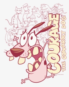 Courage The Cowardly Dog Scared, HD Png Download, Transparent PNG