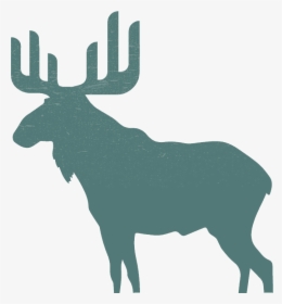 Moose Engineers Building Mep, Commissioning, It/security - Clip Art Silhouette Transparent Background Moose Transparent, HD Png Download, Transparent PNG