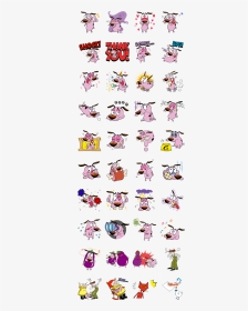 Courage The Cowardly Dog Whatsapp Stickers, HD Png Download, Transparent PNG