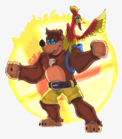 Banjo-kazooie Are Raring To Go - Cartoon, HD Png Download, Transparent PNG