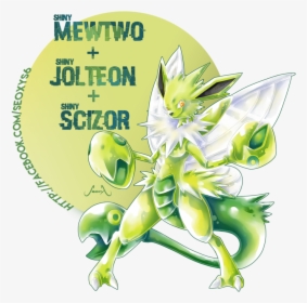 Shiny Mewtwo X Shiny Jolteon X Shiny Scizor By Seoxys6 - Pokemon Go Shiny Scizor, HD Png Download, Transparent PNG