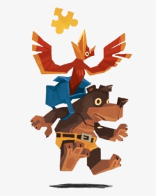 Crash Bandicoot With Backpack, HD Png Download, Transparent PNG