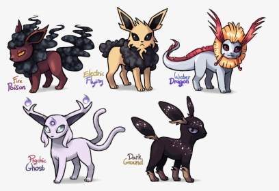 Alolan Eeveelutions, HD Png Download, Transparent PNG