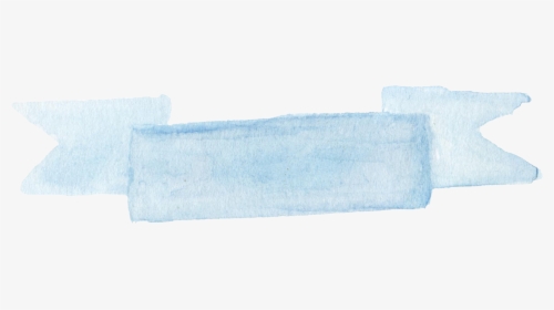 Blue Watercolor Banner Png, Transparent Png, Transparent PNG