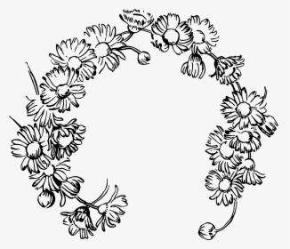 Daisy Chain Clip Arts - Daisy Chain Drawing, HD Png Download, Transparent PNG