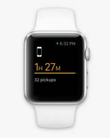 Apple Watch Fitness Png - Gold Apple Watch With Pebble Band, Transparent Png, Transparent PNG