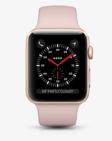 Apple Watch 3 38mm Gold Aluminum Case With Pink Sand - Apple Watch S3 42mm, HD Png Download, Transparent PNG
