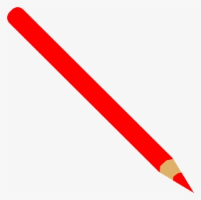 Pen, Colorful, Paint, Colored Pencils, Draw, Color - Red Colored Pencil Clipart, HD Png Download, Transparent PNG