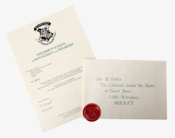 Receive Your Very Own Replica Hogwarts Acceptance Letter - Harry Potter Acceptance Letter Replica, HD Png Download, Transparent PNG