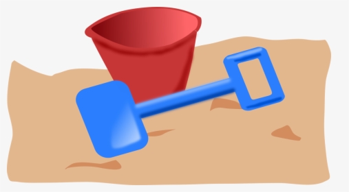 Material,hand,bucket And Spade - Sand Clipart, HD Png Download, Transparent PNG
