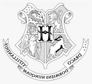 Interesting Harry Potter Coloring Pages Hogwarts House - Harry Potter Coloring Pages Hogwarts Crest, HD Png Download, Transparent PNG