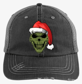 Grinch Distressed Trucker Cap   Class - Trucker Hat, HD Png Download, Transparent PNG