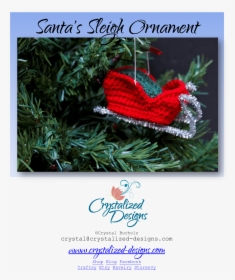 Santa S Sleigh Ornament-1 - Christmas Ornament, HD Png Download, Transparent PNG