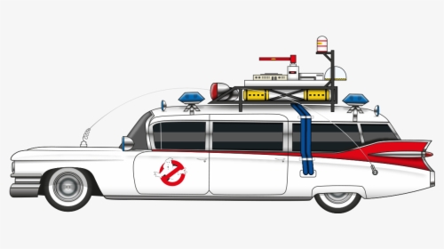 Cars Transparent Ghostbusters - Ghostbusters Car Side View, HD Png Download, Transparent PNG