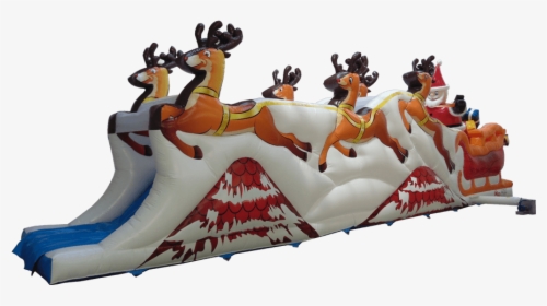 Santa Sleigh Obstacle - Amusement Ride, HD Png Download, Transparent PNG
