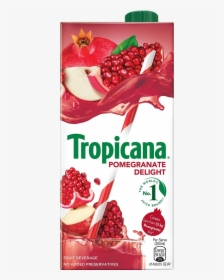 Pomegranate Juice Png - Tropicana Orange Delight Juice, Transparent Png, Transparent PNG