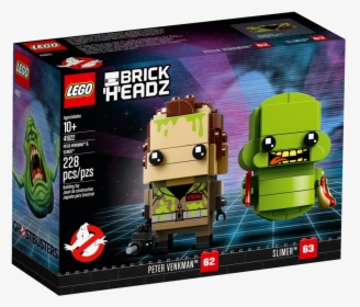 41622 Peter Venkman™ & Slimer™ - Lego Brickheadz Ghostbusters, HD Png Download, Transparent PNG
