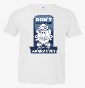Angry Eyes Toddler Jersey Tee - Active Shirt, HD Png Download, Transparent PNG